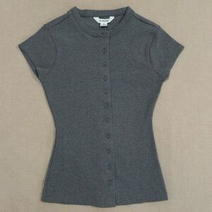 Glassons Short Sleeve Rib Top